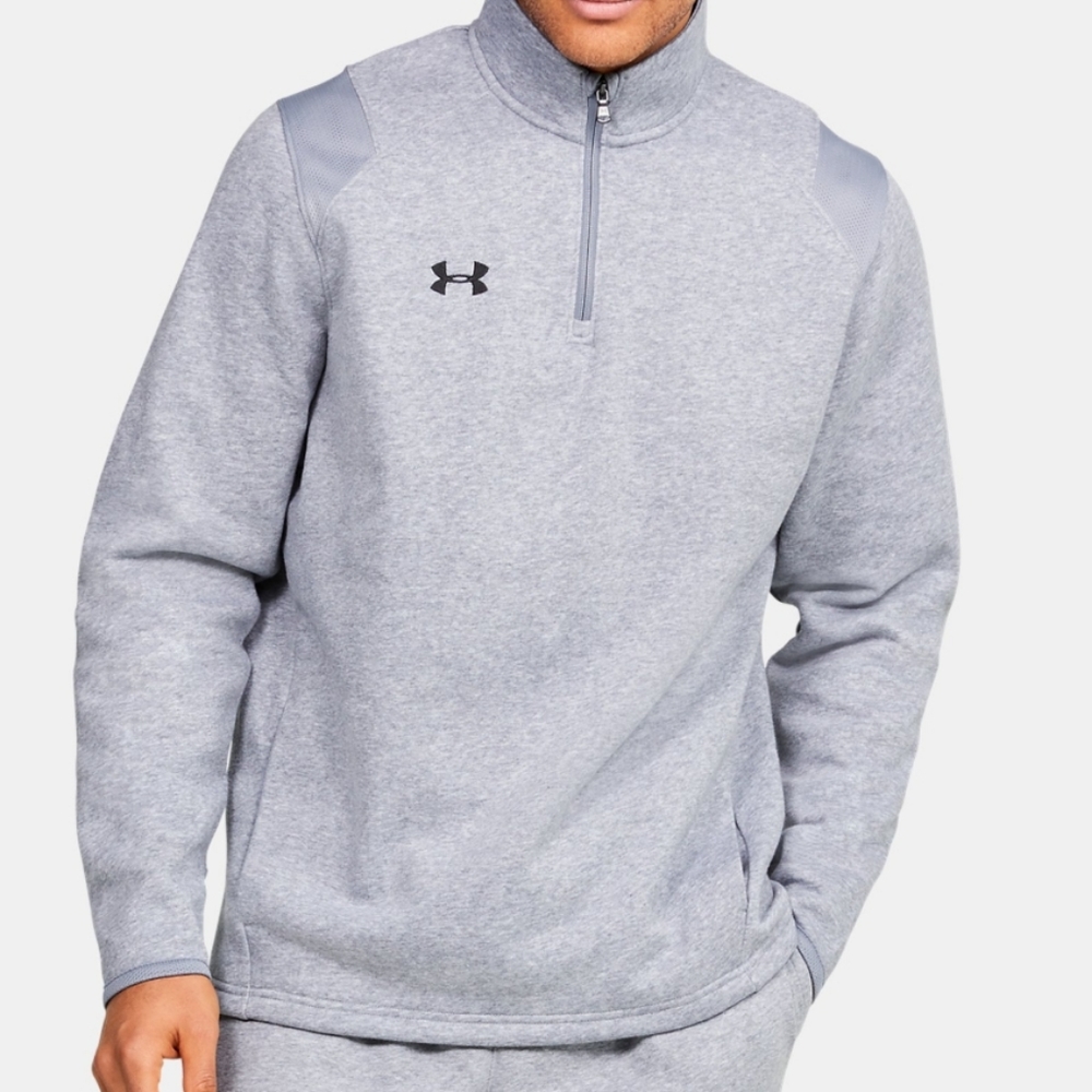 NWT UA Hustle Fleece 1/4 Zip